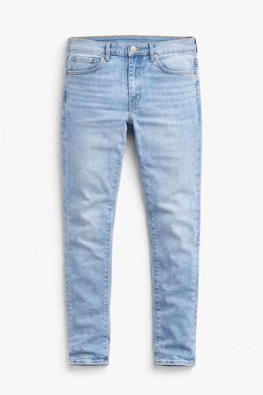 Shadow Denim Men’s Light Stone Wash Slim-Fit Stretch Jeans