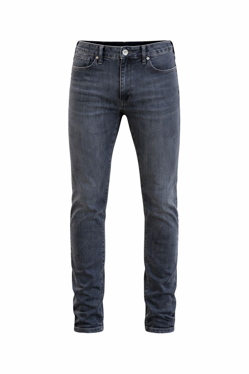 Shadow Denim Men’s Washed Black Slim-Fit Stretch Jeans